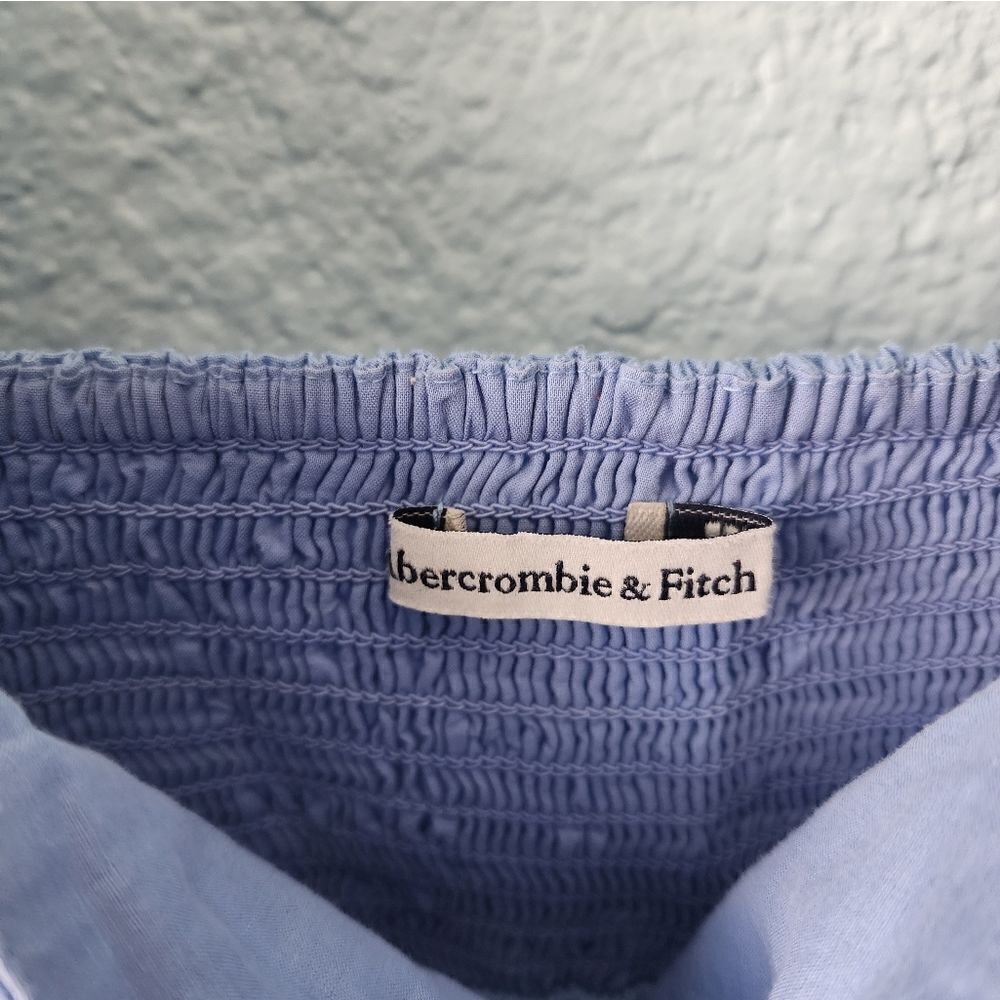 Abercrombie and fitch puff sleeve dress cotyon side pockets excellent condition - Picture 11 of 15
